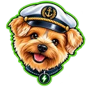 Felix Speicherkapitän mit Kapitänsmütze
